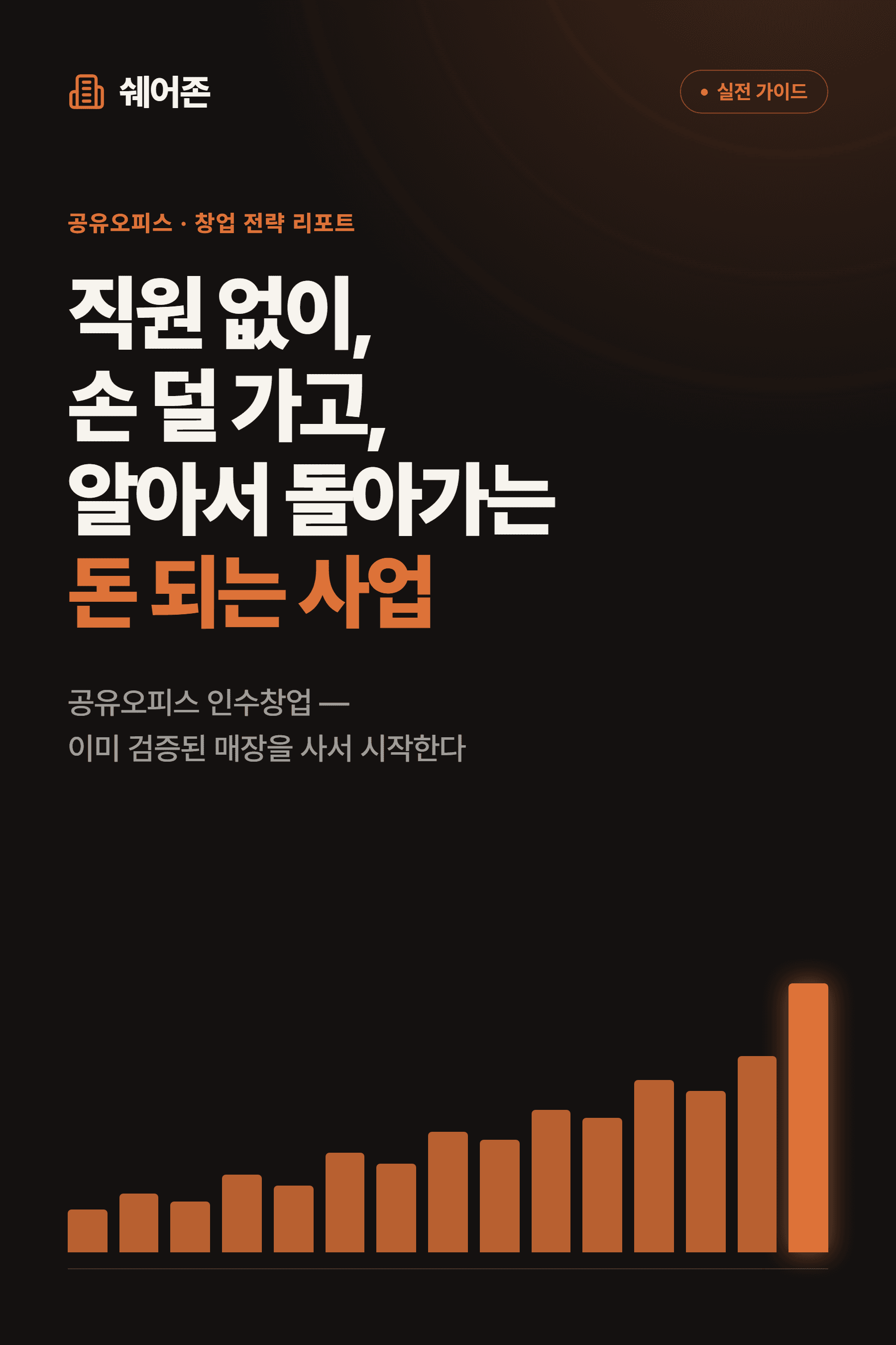 공유오피스 인수창업 전자책 표지 — 이미 검증된 매장을 사서 시작한다